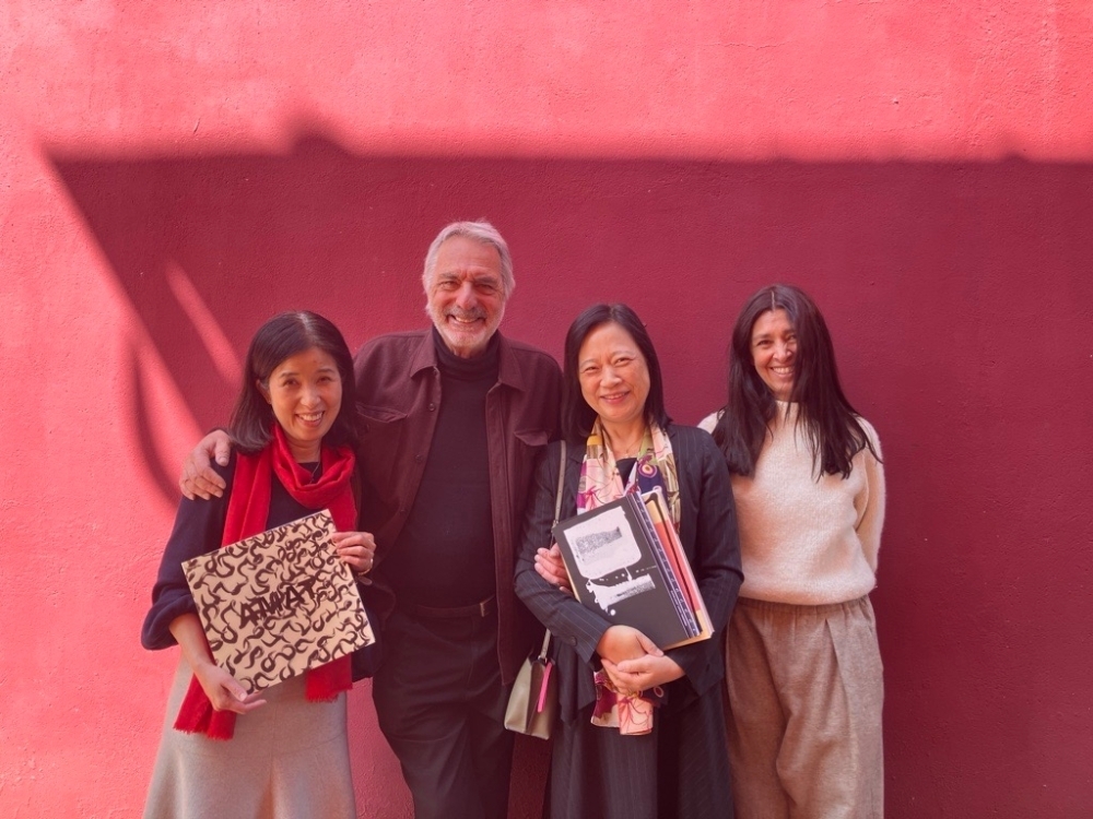 La Cónsul General Adjunta, Frederic Amat, la Cónsul General y Estela Robles
