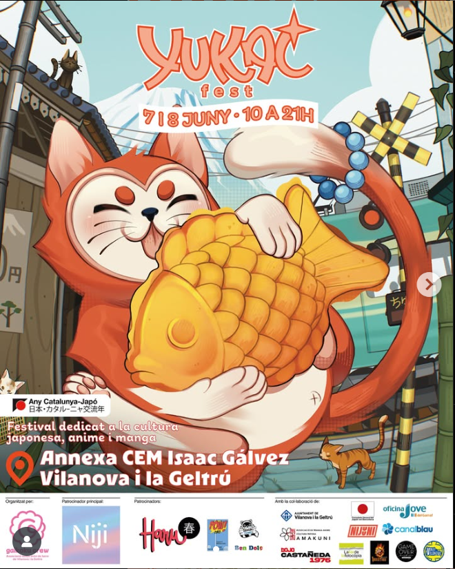 Cartel Yukai Fest 2025 en Vilanova i la Geltrú