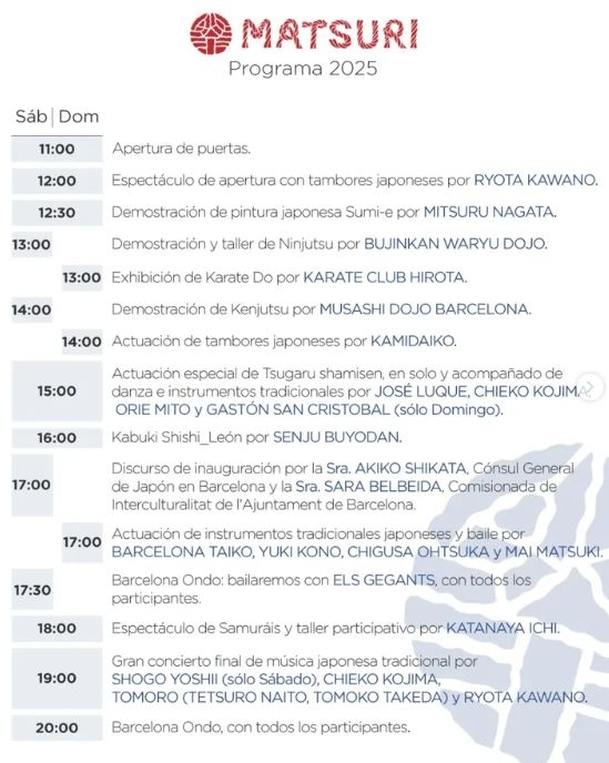 Programa Matsuri