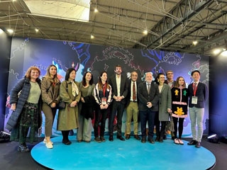 Autoridades durante la inauguración de MANGA Barcelona