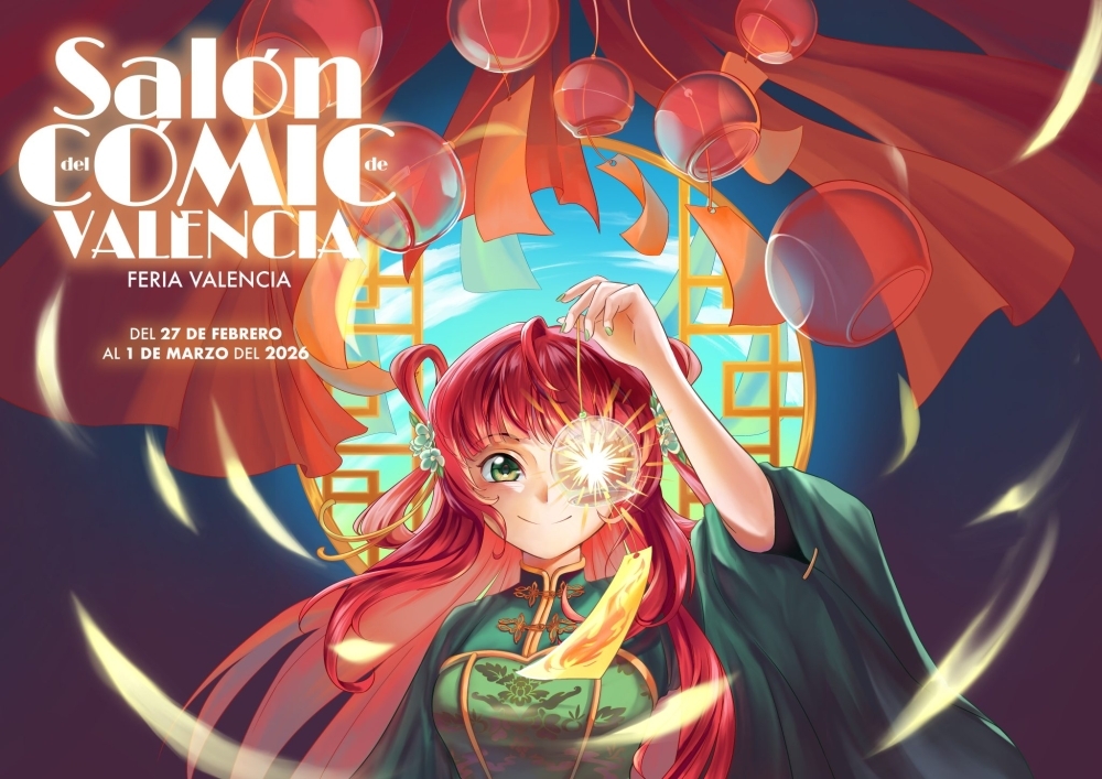 Cartel zona Asia del Salón del Cómic de Valencia